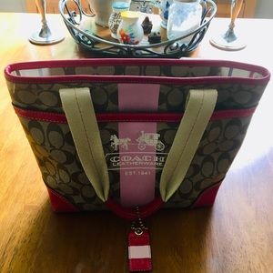 Coach hand bag